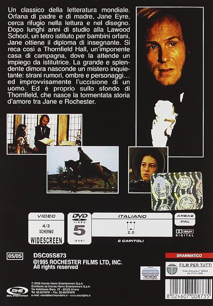 Jane Eyre (1996) [DVD] : Amazon.pl: Płyty DVD i Blu-ray